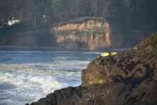 Redmond: surfer, Coast, cliffs