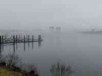 Redmond: marina, PORTLAND OREGON USA, hayden island mist